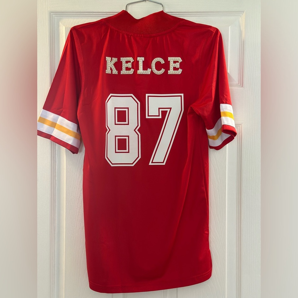 💎 KELCE rhinestone jersey
